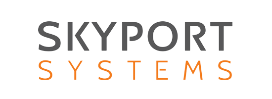 `Skyport Systems blue logo`