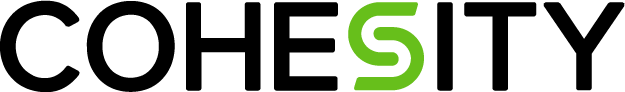 `Cohesity blue logo`